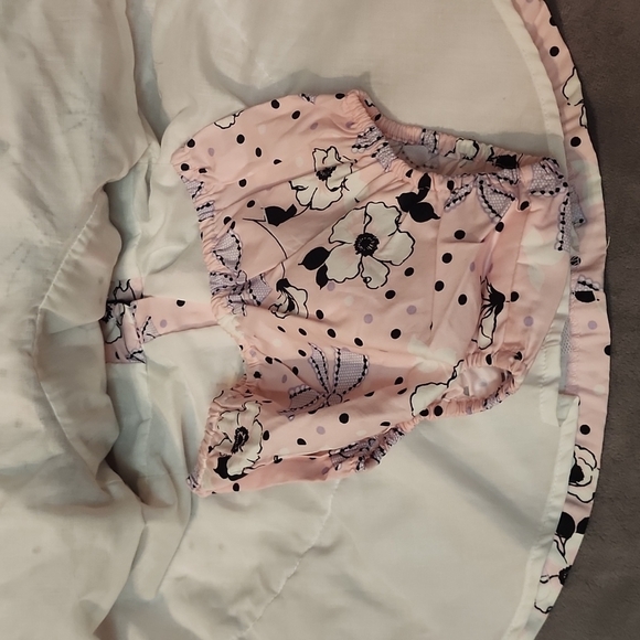 Jillian's Closet Girls Size 12M - NEW - Pink Bows Diaper Cover - Picture 9 of 15